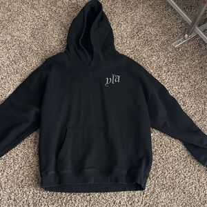 YoungLA Black Hoodie for Men large